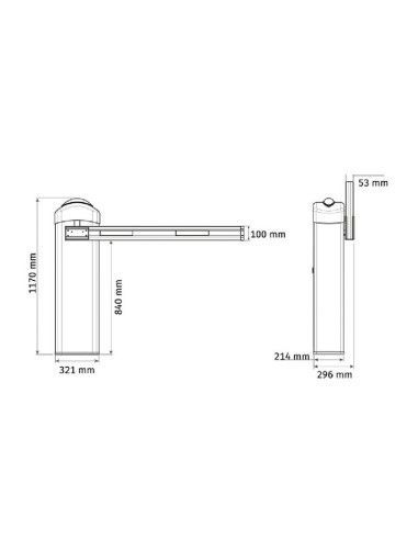Electromechanical Barrier KBM6 | Security and Efficiency in Action!