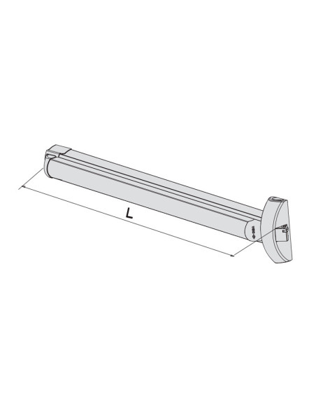 BARRA FAST TOUCH DE SOBREPONER - ESQUEMA