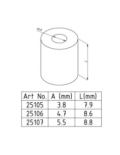 Serre-câbles Ronds | Sécurité pour porte sectionnelle 2