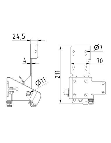 Industrial Safety Device for Sectional Overhead Doors