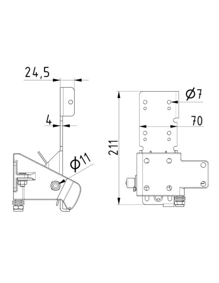 Industrial Safety Device for Sectional Overhead Doors