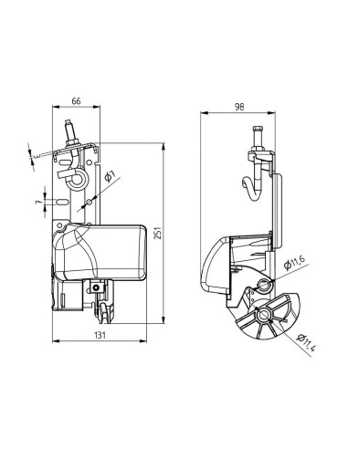 SEGURIDAD DE CABLE INDUSTRIAL AJUSTABLES