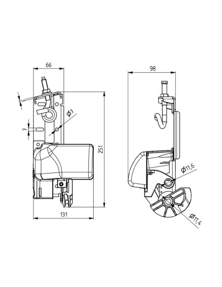 SEGURIDAD DE CABLE INDUSTRIAL AJUSTABLES