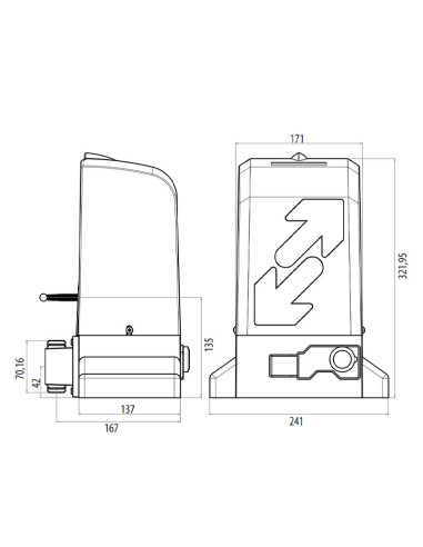 Motor Slider+ 500 para portones | Potencia y confort en casa
