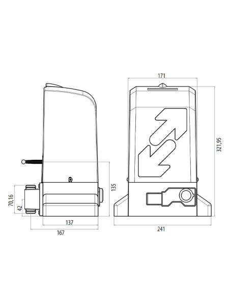 Motor Slider+ 500 para portones | Potencia y confort en casa