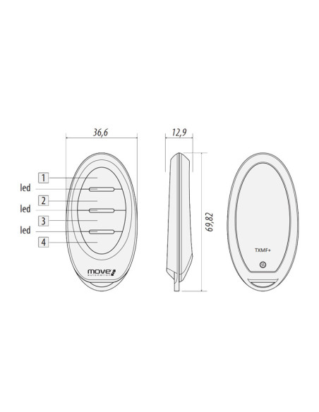 Mando TXMF+ | Controla tus accesos con total seguridad