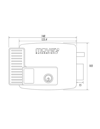 CERRADURA ELÉCTRICA ELM1