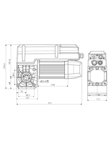 Motor BASE 50 | Automatiza tu puerta basculante con fuerza y velocidad