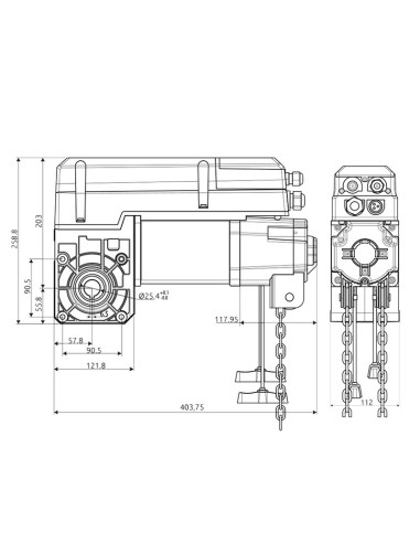 Base 35 : moteur puissant pour portes industrielles