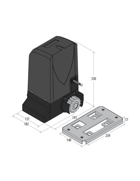 Motor SLIDER+ 800 | Potencia y seguridad
