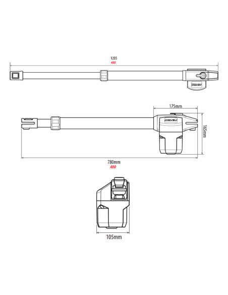 SELECT+ 400 | Automatiza tu Portón Batiente con Potencia y Seguridad