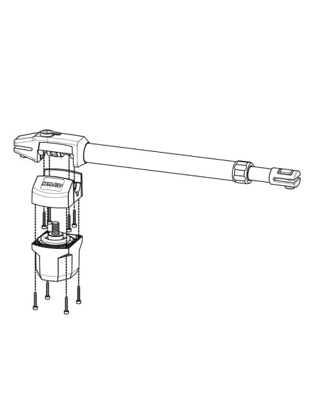 Motor Lineal 600mm para Portones Grandes | Potencia y Control