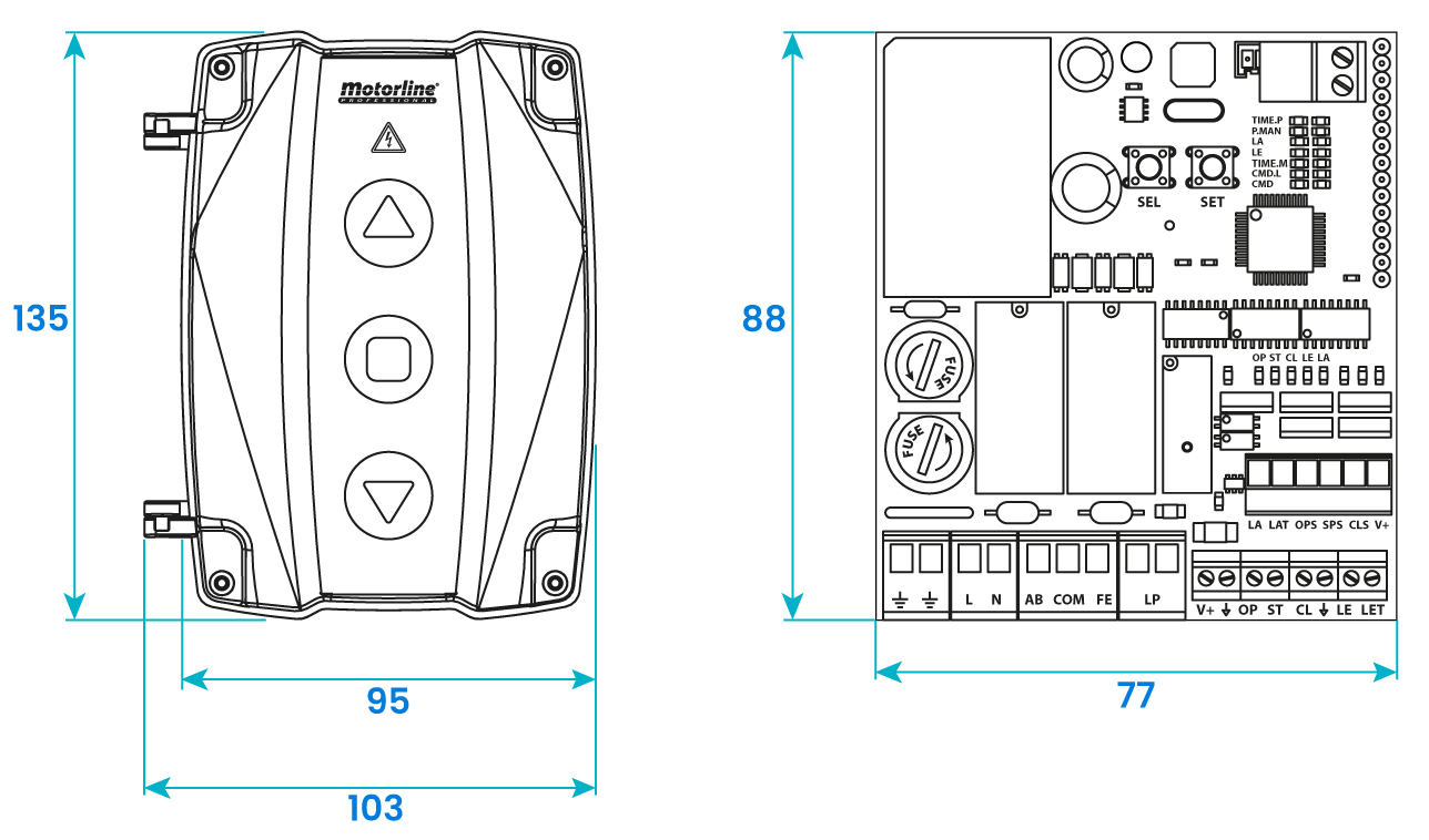 Control board MC76